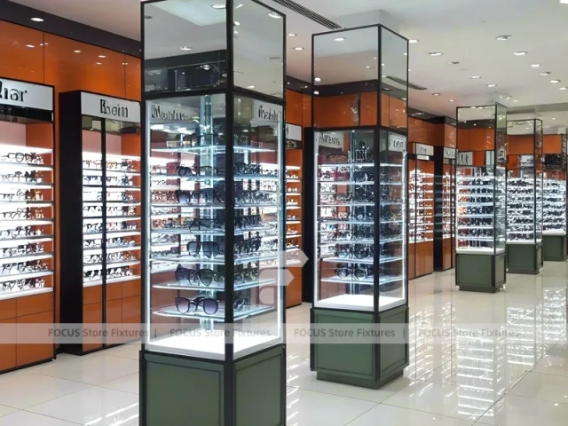 Mall Orange Vision Retail Zone with Open Mall Showcase