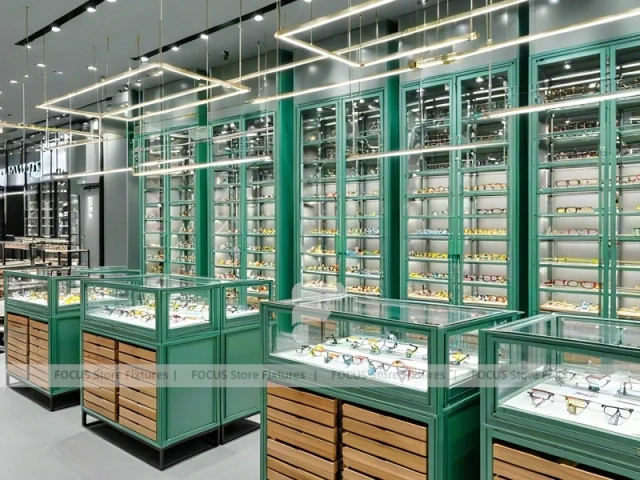 Mint Accent Optical Statement Boutique with Orange Feature Pavilion
