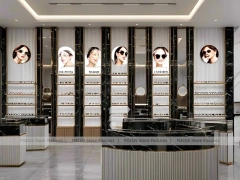 Mint Accent Vision Retail Studio with Fluted Mint Counter