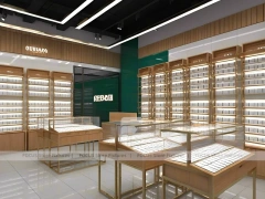 Mint Bronze Eyewear Gallery Interior with Consultation Corner Seating