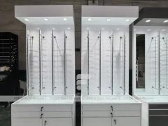 Mockup Fixture Set Eyewear Display Prototype with Freestanding Sample Rack