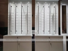 Mockup Fixture Set Eyewear Display Prototype with Freestanding Sample Rack