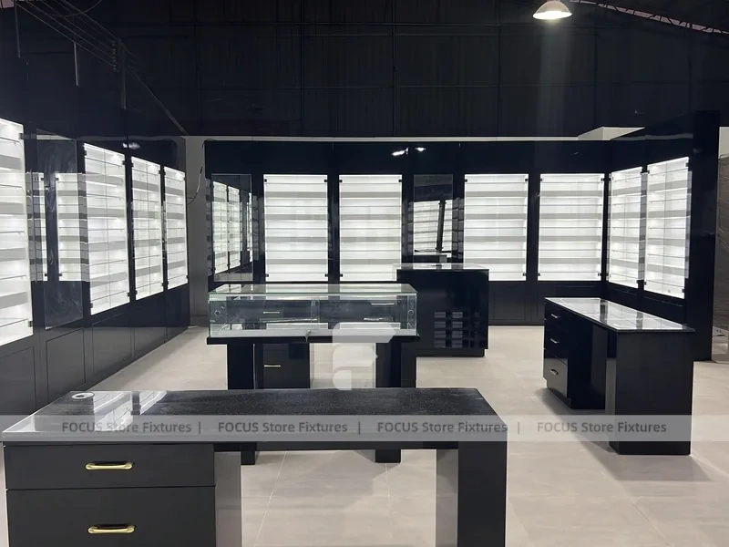 Mockup Fixture Set Optical Fixture System with Freestanding Sample Rack