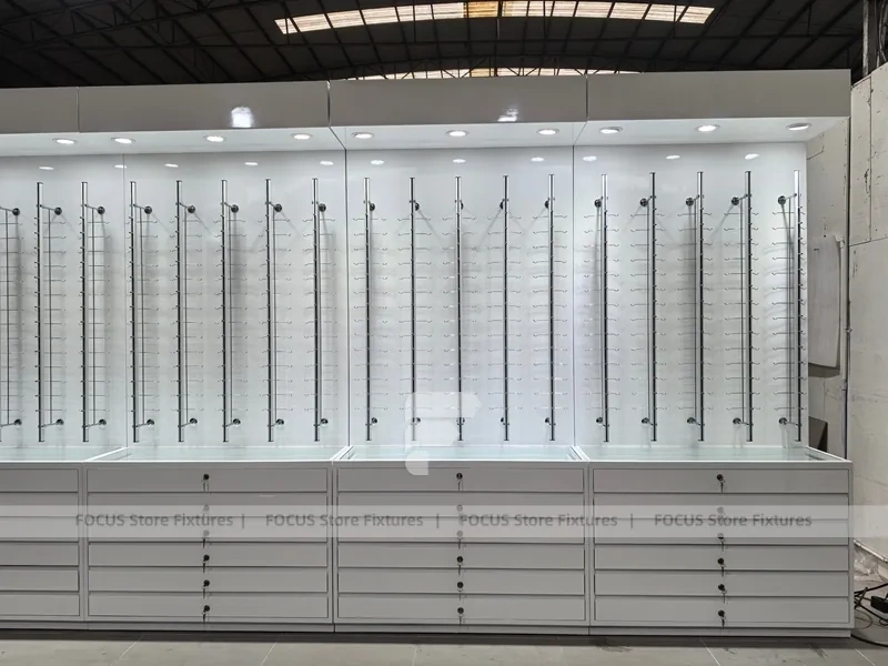 Mockup Fixture Set Vision Retail Mockup with Freestanding Sample Rack