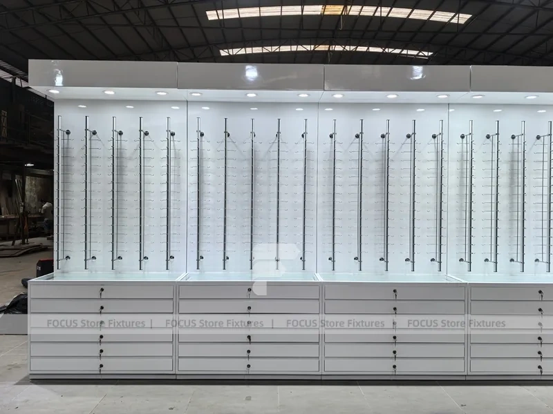 Mockup Fixture Set Vision Retail Mockup with Freestanding Sample Rack