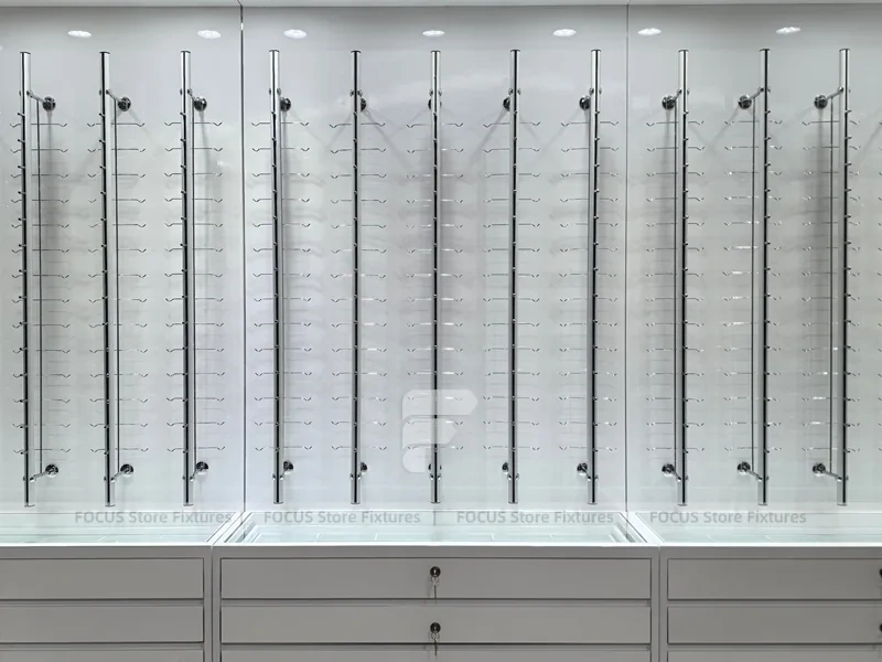Mockup Fixture Set Vision Retail Mockup with Freestanding Sample Rack