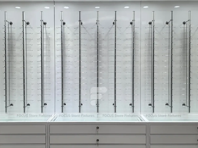 Mockup Fixture Set Vision Retail Mockup with Freestanding Sample Rack