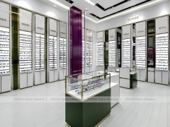 Orchid White Vision Retail Interior with Circular Center Showcase
