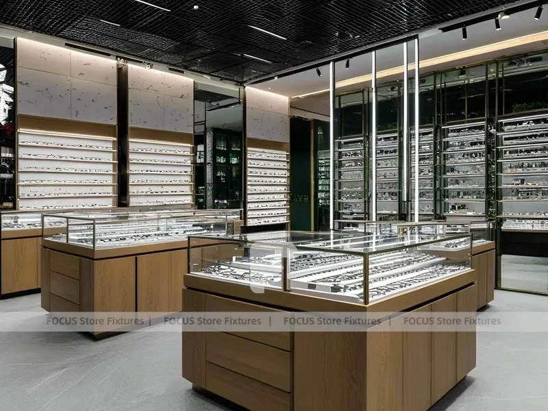 Pastel Blush Eyewear Styling Room for Premium Eyewear Boutique