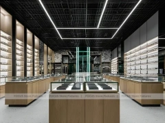 Pastel Blush Eyewear Styling Room for Premium Eyewear Boutique