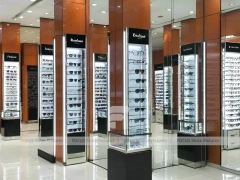 Pillar Orange Eyewear Column Gallery with Column Display Modules