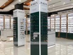 Pillar Orange Vision Retail Zone with Column Display Modules