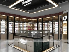 Premium Charcoal Optical Luxury Boutique with Ring-Lit Ceiling Feature