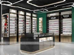 Premium Charcoal Optical Luxury Boutique with Ring-Lit Ceiling Feature
