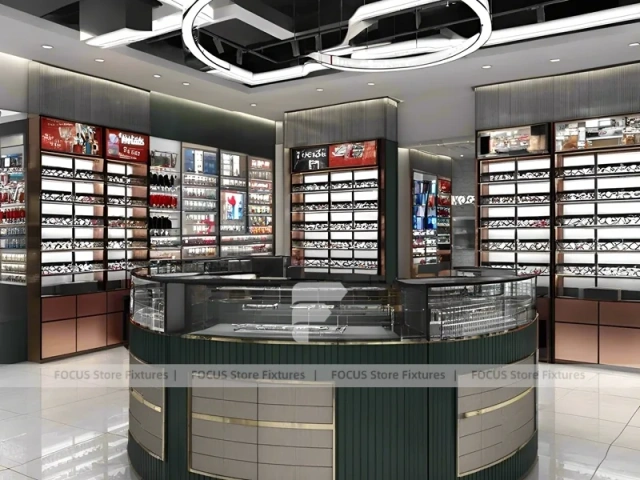 Premium Charcoal Vision Flagship Interior with Ring-Lit Ceiling Feature