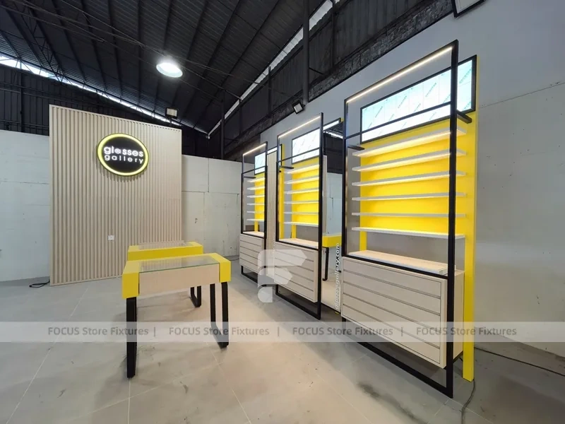 Prototype System Eyewear Display Prototype with Modular Wall Set