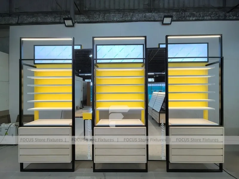 Prototype System Eyewear Display Prototype with Modular Wall Set