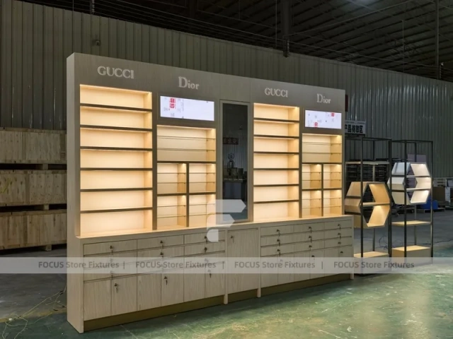 Retail Concept Eyewear Store Concept with Lightbox Feature Wall