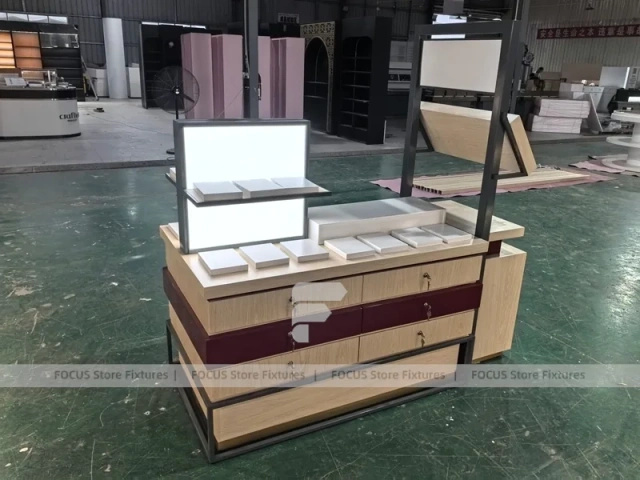 Retail Concept Eyewear Store Concept with Lightbox Feature Wall