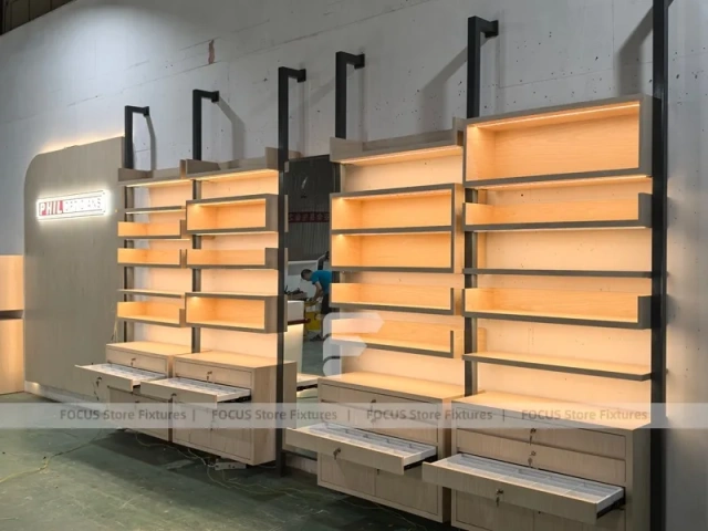 Retail Concept Eyewear Store Concept with Lightbox Feature Wall