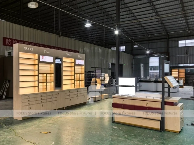 Retail Concept Eyewear Store Concept with Lightbox Feature Wall