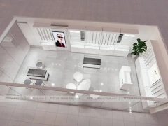 Retail Concept Vision Retail with Lightbox Feature Wall