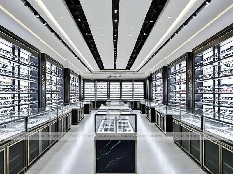 Runway Linear Vision Retail Aisle with Continuous Wall Merchandising