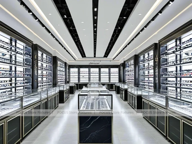 Runway Linear Vision Retail Aisle with Continuous Wall Merchandising
