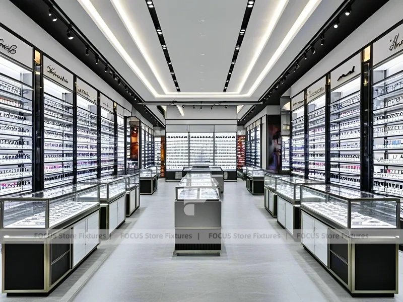 Runway Linear Vision Retail Aisle with Continuous Wall Merchandising