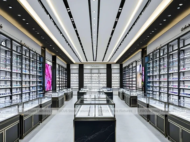 Runway Linear Vision Retail Aisle with Continuous Wall Merchandising