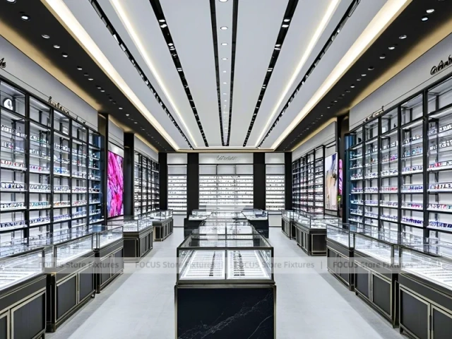 Runway Linear Vision Retail Aisle with Continuous Wall Merchandising