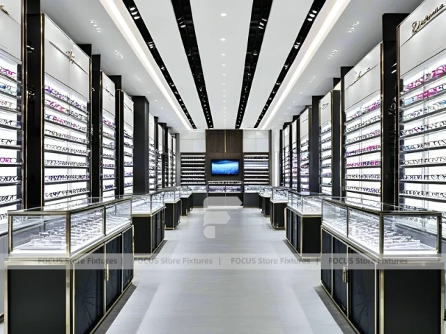Runway Linear Vision Retail Aisle with Continuous Wall Merchandising