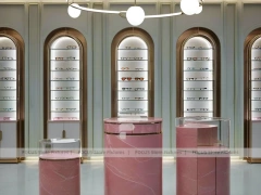 Sage and Blush Vision Boutique Salon with Soft Hospitality Seating