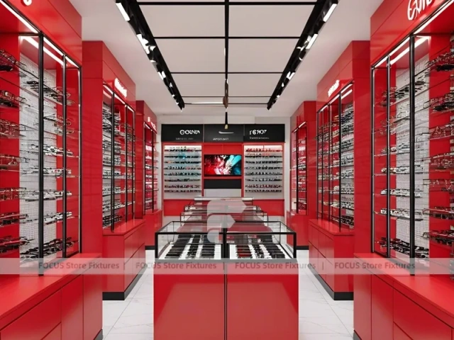 Soft White Eyewear Service Lounge with Soft Seating Showcase