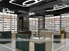 Statement Black Eyewear Prestige Store with Premium Wall Bays