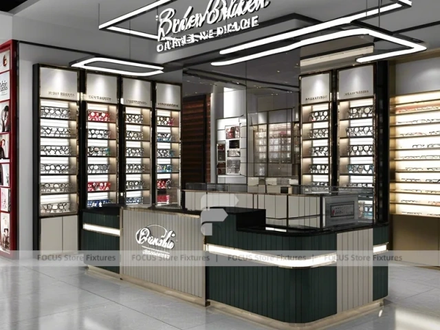 Statement Black Eyewear Prestige Store with Premium Wall Bays