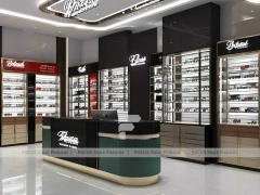 Statement Black Eyewear Prestige Store with Premium Wall Bays