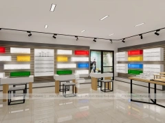 Storefront Concept Eyewear Store Concept with Consultation Island Lounge