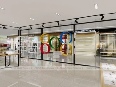 Storefront Concept Eyewear Store Concept with Consultation Island Lounge