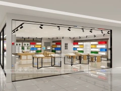 Storefront Concept Eyewear Store Concept with Consultation Island Lounge