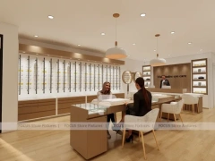 Storefront Concept Vision Retail with Consultation Island Lounge
