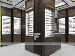 Urban Steel Optical Loft Gallery with Double-Height Display Grid