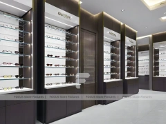 Urban Steel Optical Loft Gallery with Double-Height Display Grid