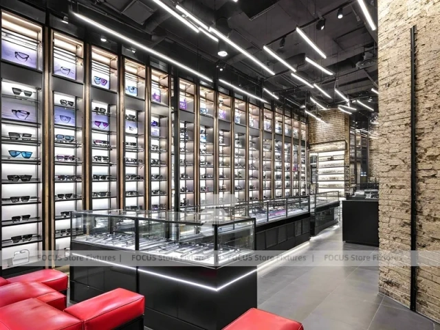 Urban Steel Vision Display Loft with Double-Height Display Grid