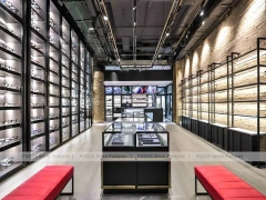 Urban Steel Vision Display Loft with Double-Height Display Grid