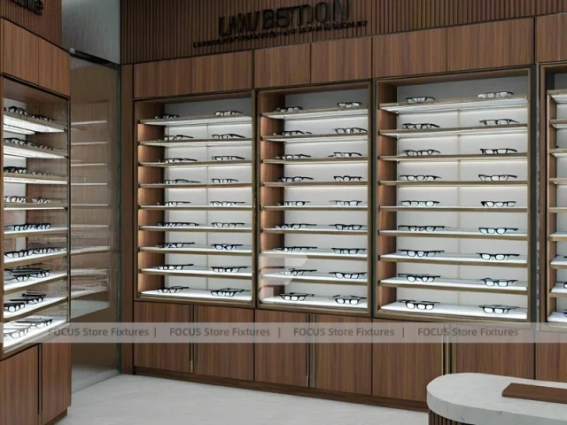 Warm Bronze Eyewear Boutique Hall for Premium Eyewear Boutique