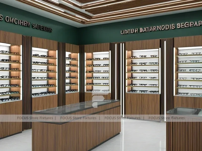 Warm Bronze Eyewear Boutique Hall for Premium Eyewear Boutique