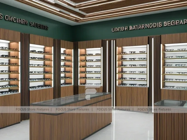 Warm Bronze Eyewear Boutique Hall for Premium Eyewear Boutique