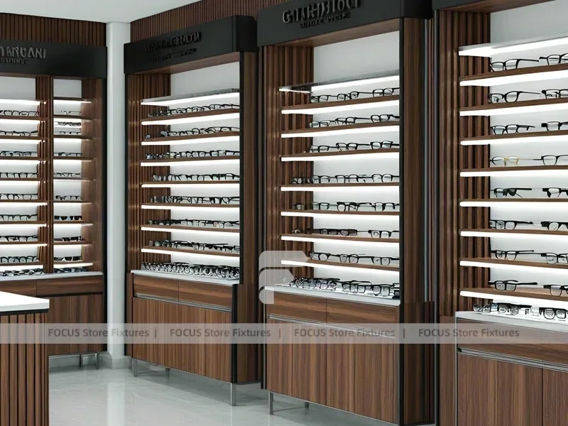 Warm Bronze Eyewear Boutique Hall for Premium Eyewear Boutique