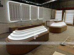Workshop Display System Vision Retail Mockup for Premium Eyewear Boutique